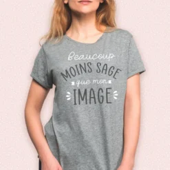 T-Shirt Moins Sage Que Mon Image - Taille S 5 T-Shirt Moins Sage Que Mon Image - Taille S -Promos Nid Objet Magasin t shirt moins sage que mon image taille s 2