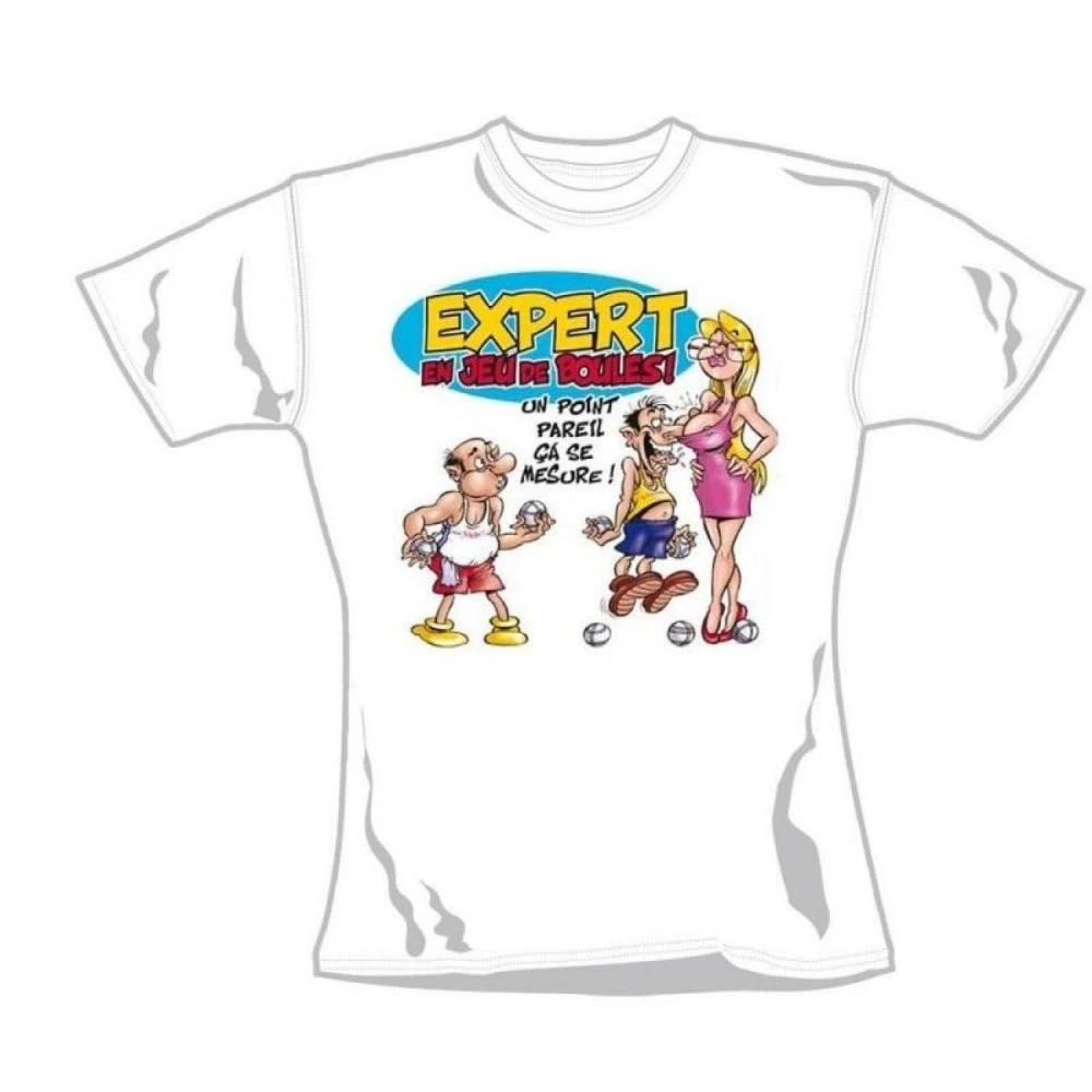 Tee Shirt Expert En Jeu De Boules ! 1 Tee Shirt Expert En Jeu De Boules !