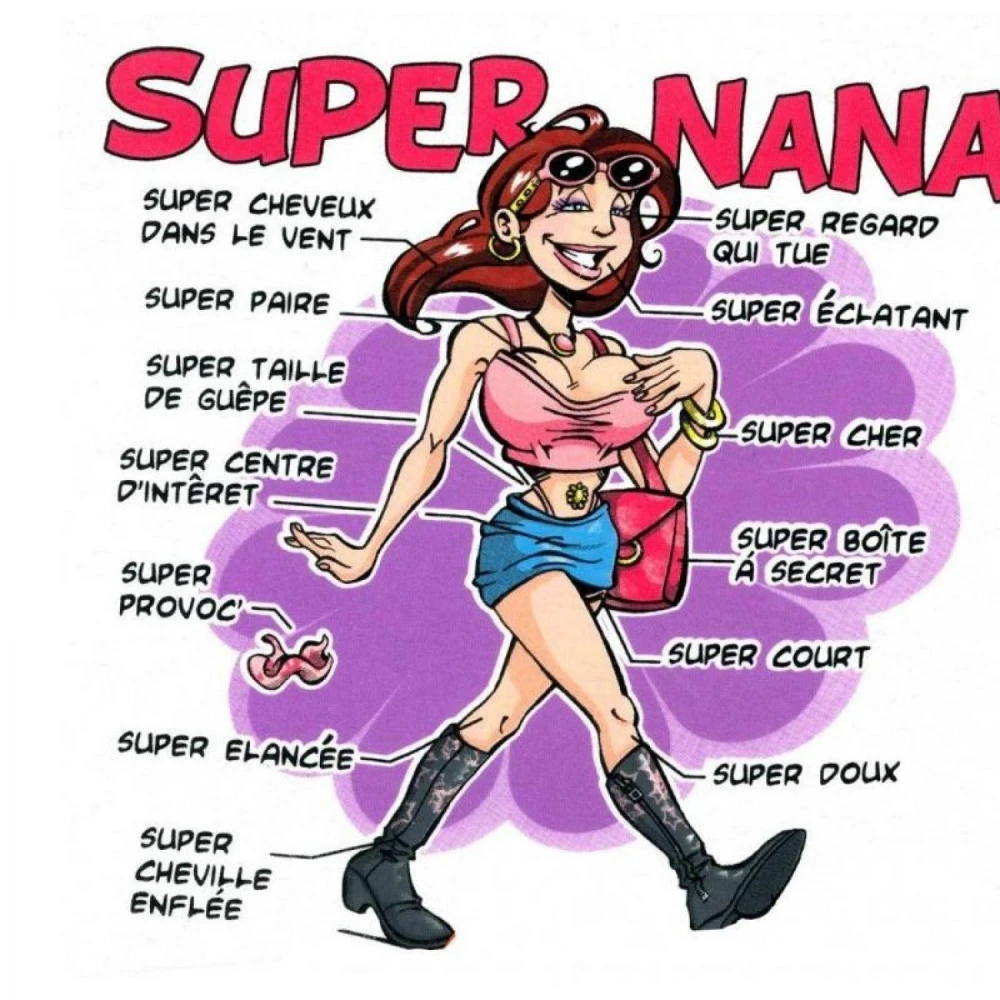 Tee Shirt - Super Nana 1 Tee Shirt - Super Nana