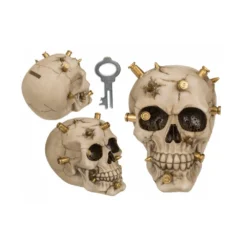 Tirelire Tête De Mort Douille -Promos Nid Objet Magasin tirelire tete de mort douille 1