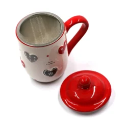 Tisanière à Motif Coeurs Et Pois - Rouge -Promos Nid Objet Magasin tisaniere a motif coeurs et pois rouge 2