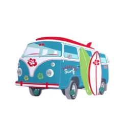 Van Surf Paradise Triple Patère - Bleu -Promos Nid Objet Magasin van surf paradise triple patere bleu 3