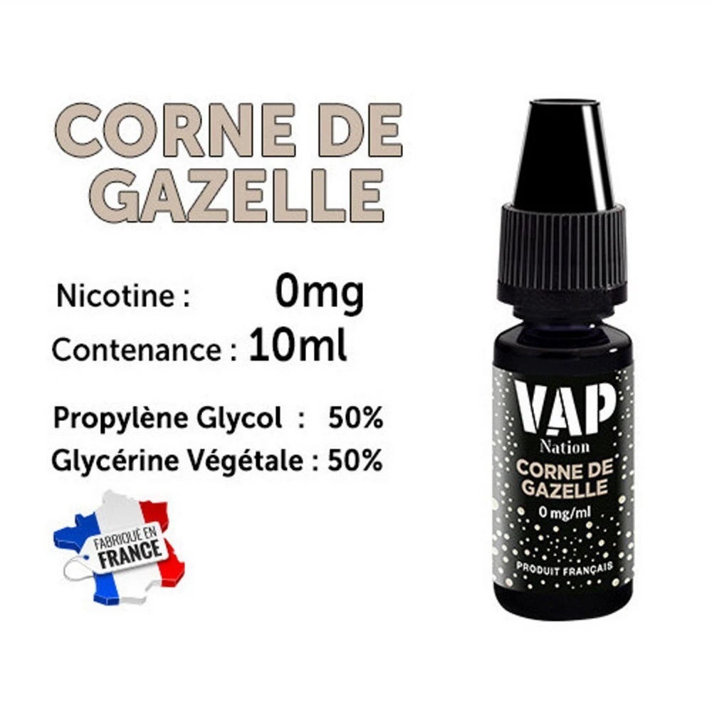 Vap Nation Lot De 5 Liquides - Corne De Gazelle 0 Mg 1 Vap Nation Lot De 5 Liquides - Corne De Gazelle 0 Mg