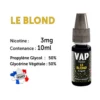 Vap Nation Lot De 5 Liquides - Le Blond 3 Mg