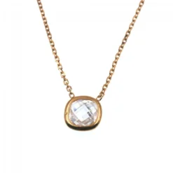 What Else - Collier Avec Pierre Plaqué Or