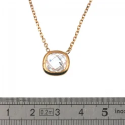 What Else - Collier Avec Pierre Plaqué Or -Promos Nid Objet Magasin what else collier avec pierre plaque or 3