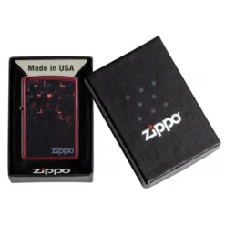 Zippo Black Cubes Design 60005312 -Promos Nid Objet Magasin zippo black cubes design 60005312 2
