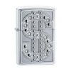 Zippo Briquet Dollar Chrome Poli Avec Cristaux