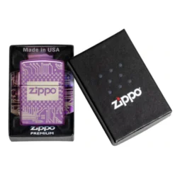 Zippo Design Circuit Board Violet 60005277 5 Zippo Design Circuit Board Violet 60005277 -Promos Nid Objet Magasin zippo design circuit board violet 60005277 2