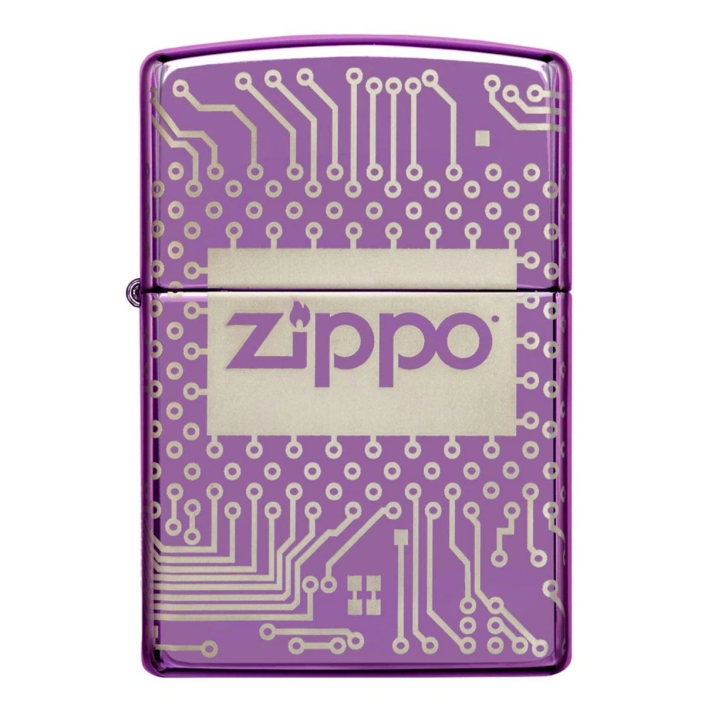 Zippo Design Circuit Board Violet 60005277 1 Zippo Design Circuit Board Violet 60005277